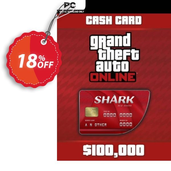 Grand Theft Auto - Red Shark Cash Card PC Coupon, discount Grand Theft Auto - Red Shark Cash Card PC Deal 2024 CDkeys. Promotion: Grand Theft Auto - Red Shark Cash Card PC Exclusive Sale offer 