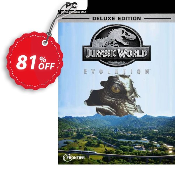 Jurassic World Evolution - Deluxe Edition PC Coupon, discount Jurassic World Evolution - Deluxe Edition PC Deal 2025 CDkeys. Promotion: Jurassic World Evolution - Deluxe Edition PC Exclusive Sale offer