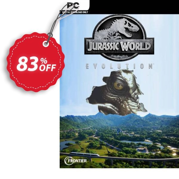 Jurassic World Evolution PC Coupon, discount Jurassic World Evolution PC Deal 2024 CDkeys. Promotion: Jurassic World Evolution PC Exclusive Sale offer 