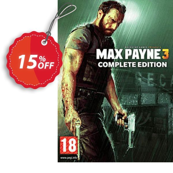 Max Payne 3 Complete Edition PC Coupon, discount Max Payne 3 Complete Edition PC Deal 2024 CDkeys. Promotion: Max Payne 3 Complete Edition PC Exclusive Sale offer 