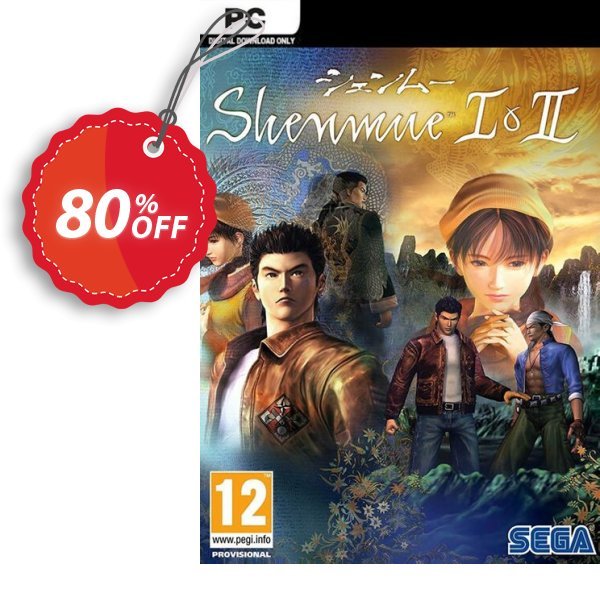 Shenmue I & II PC Coupon, discount Shenmue I & II PC Deal. Promotion: Shenmue I & II PC Exclusive offer 