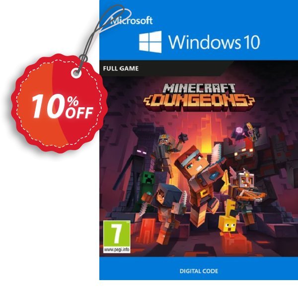 Minecraft Dungeons - WINDOWS 10 PC Coupon, discount Minecraft Dungeons - Windows 10 PC Deal 2024 CDkeys. Promotion: Minecraft Dungeons - Windows 10 PC Exclusive Sale offer 