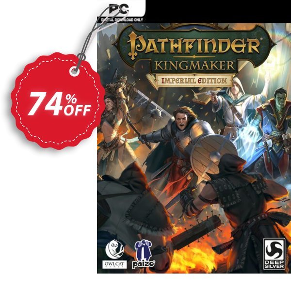 Pathfinder: Kingmaker - Imperial Edition PC Coupon, discount Pathfinder: Kingmaker - Imperial Edition PC Deal 2024 CDkeys. Promotion: Pathfinder: Kingmaker - Imperial Edition PC Exclusive Sale offer 
