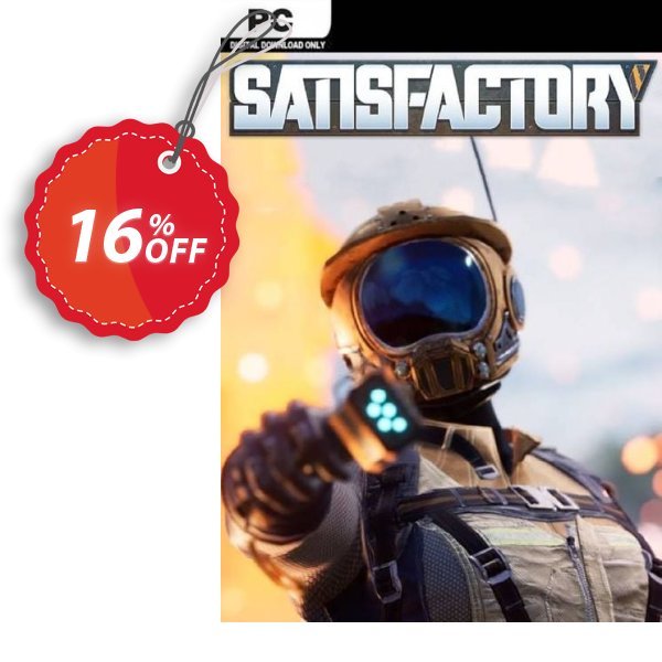 Satisfactory PC Coupon, discount Satisfactory PC Deal 2025 CDkeys. Promotion: Satisfactory PC Exclusive Sale offer