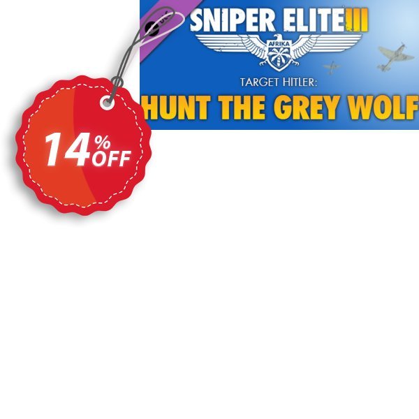 Sniper Elite 3 Target Hitler Hunt the Grey Wolf PC Coupon, discount Sniper Elite 3 Target Hitler Hunt the Grey Wolf PC Deal 2025 CDkeys. Promotion: Sniper Elite 3 Target Hitler Hunt the Grey Wolf PC Exclusive Sale offer