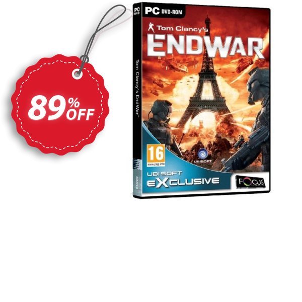 Tom Clancys: EndWar, PC  Coupon, discount Tom Clancys: EndWar (PC) Deal 2024 CDkeys. Promotion: Tom Clancys: EndWar (PC) Exclusive Sale offer 