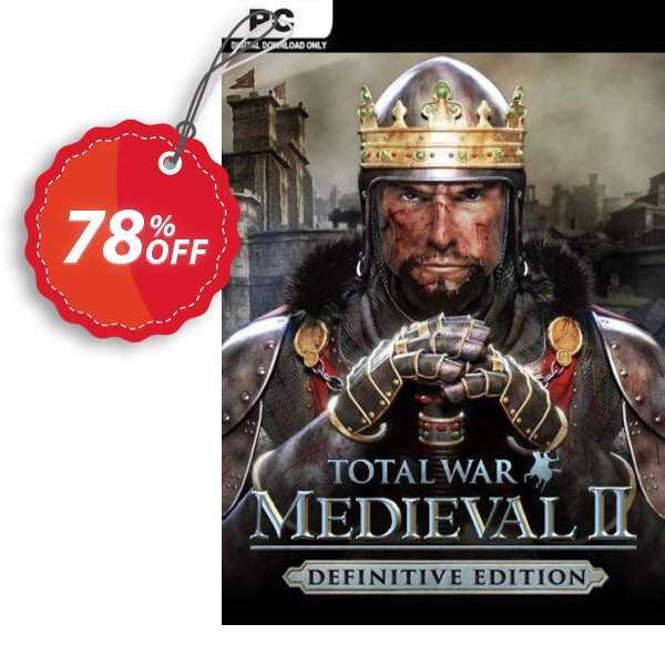 Total War: Medieval II  - Definitive Edition PC, EU  Coupon, discount Total War: Medieval II  - Definitive Edition PC (EU) Deal 2024 CDkeys. Promotion: Total War: Medieval II  - Definitive Edition PC (EU) Exclusive Sale offer 