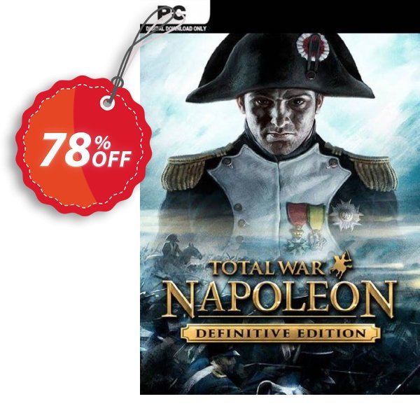 Total War: Napoleon - Definitive Edition PC, EU  Coupon, discount Total War: Napoleon - Definitive Edition PC (EU) Deal 2024 CDkeys. Promotion: Total War: Napoleon - Definitive Edition PC (EU) Exclusive Sale offer 