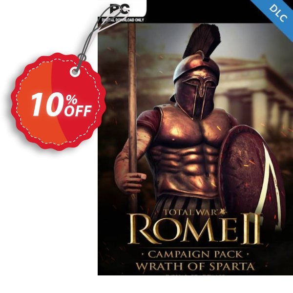Total War: ROME II - Wrath of Sparta Campaign Pack PC - DLC, EU  Coupon, discount Total War: ROME II - Wrath of Sparta Campaign Pack PC - DLC (EU) Deal 2024 CDkeys. Promotion: Total War: ROME II - Wrath of Sparta Campaign Pack PC - DLC (EU) Exclusive Sale offer 