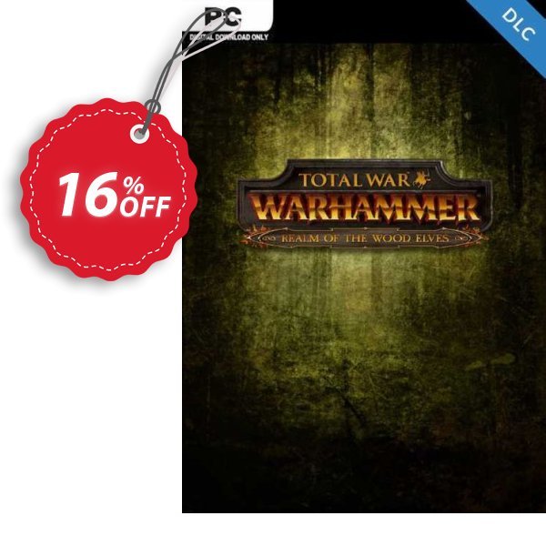 Total War Warhammer PC - Realm of the Wood Elves DLC, EU  Coupon, discount Total War Warhammer PC - Realm of the Wood Elves DLC (EU) Deal 2024 CDkeys. Promotion: Total War Warhammer PC - Realm of the Wood Elves DLC (EU) Exclusive Sale offer 