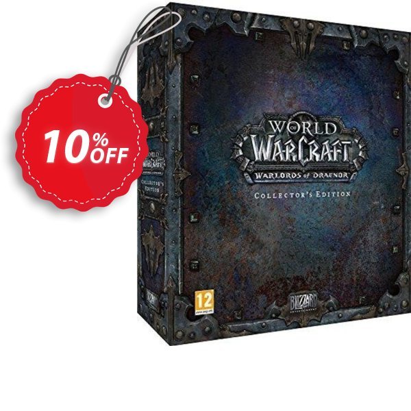 World of Warcraft, WoW : Warlords of Draenor - Collector&#039;s Edition PC/MAC Coupon, discount World of Warcraft (WoW): Warlords of Draenor - Collector's Edition PC/Mac Deal 2024 CDkeys. Promotion: World of Warcraft (WoW): Warlords of Draenor - Collector's Edition PC/Mac Exclusive Sale offer 