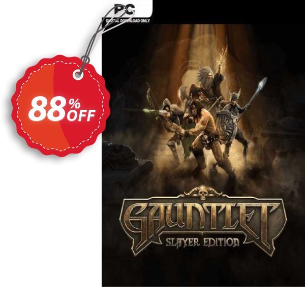 Gauntlet Slayer Edition PC Coupon, discount Gauntlet Slayer Edition PC Deal 2024 CDkeys. Promotion: Gauntlet Slayer Edition PC Exclusive Sale offer 