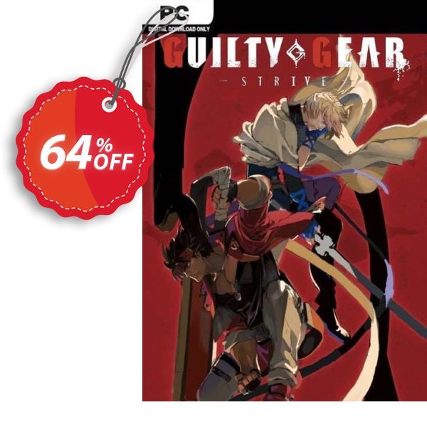 GUILTY GEAR -STRIVE- PC Coupon, discount GUILTY GEAR -STRIVE- PC Deal 2024 CDkeys. Promotion: GUILTY GEAR -STRIVE- PC Exclusive Sale offer 