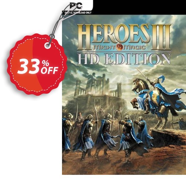 Heroes of Might & Magic III - HD Edition PC Coupon, discount Heroes of Might & Magic III - HD Edition PC Deal 2024 CDkeys. Promotion: Heroes of Might & Magic III - HD Edition PC Exclusive Sale offer 