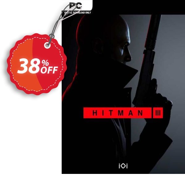 Hitman 3 PC Coupon, discount Hitman 3 PC Deal 2024 CDkeys. Promotion: Hitman 3 PC Exclusive Sale offer 