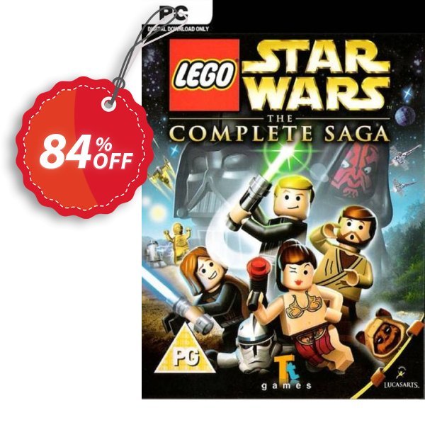 LEGO Star Wars - The Complete Saga PC Coupon, discount LEGO Star Wars - The Complete Saga PC Deal 2024 CDkeys. Promotion: LEGO Star Wars - The Complete Saga PC Exclusive Sale offer 