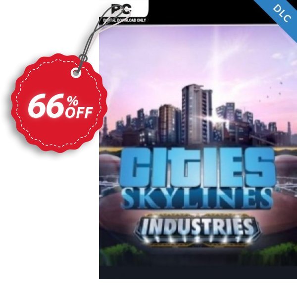 Cities Skylines PC - Industries DLC Coupon, discount Cities Skylines PC - Industries DLC Deal. Promotion: Cities Skylines PC - Industries DLC Exclusive offer 