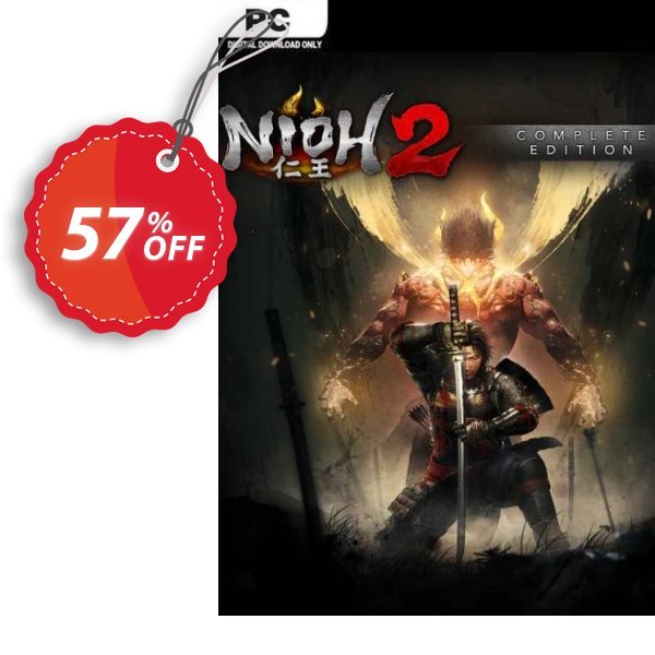 Nioh 2 – The Complete Edition PC Coupon, discount Nioh 2 – The Complete Edition PC Deal 2024 CDkeys. Promotion: Nioh 2 – The Complete Edition PC Exclusive Sale offer 