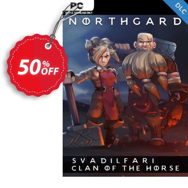 Northgard - Svardilfari, Clan of the Horse PC - DLC Coupon, discount Northgard - Svardilfari, Clan of the Horse PC - DLC Deal 2024 CDkeys. Promotion: Northgard - Svardilfari, Clan of the Horse PC - DLC Exclusive Sale offer 