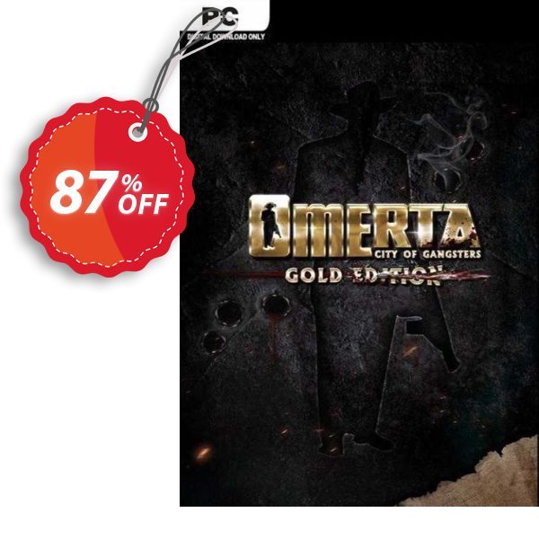 Omerta - City of Gangsters Gold Edition PC, EU  Coupon, discount Omerta - City of Gangsters Gold Edition PC (EU) Deal 2024 CDkeys. Promotion: Omerta - City of Gangsters Gold Edition PC (EU) Exclusive Sale offer 