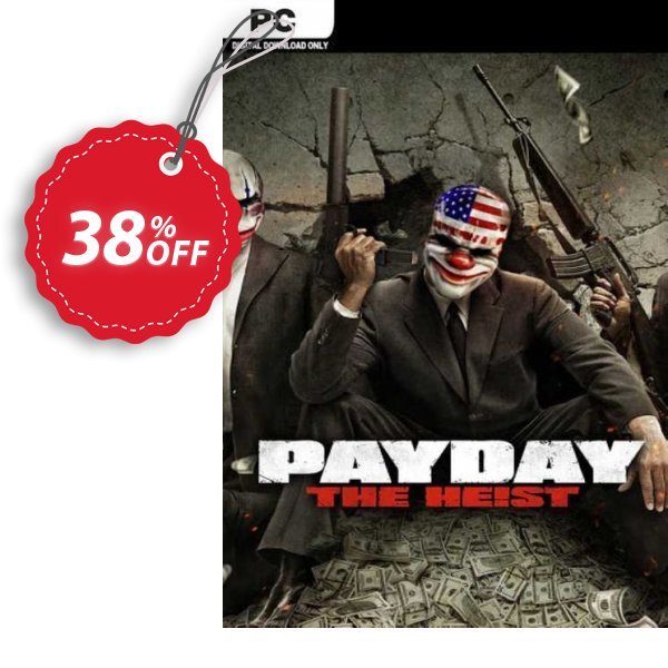 Payday The Heist PC Coupon, discount Payday The Heist PC Deal 2024 CDkeys. Promotion: Payday The Heist PC Exclusive Sale offer 