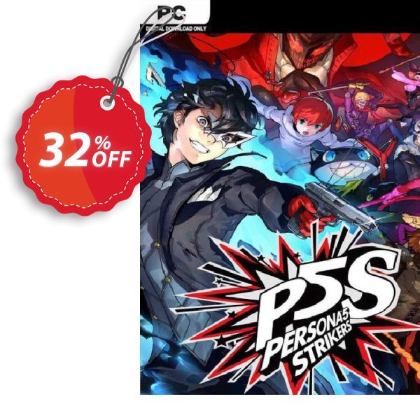Persona 5 Strikers PC, EU  Coupon, discount Persona 5 Strikers PC (EU) Deal 2024 CDkeys. Promotion: Persona 5 Strikers PC (EU) Exclusive Sale offer 