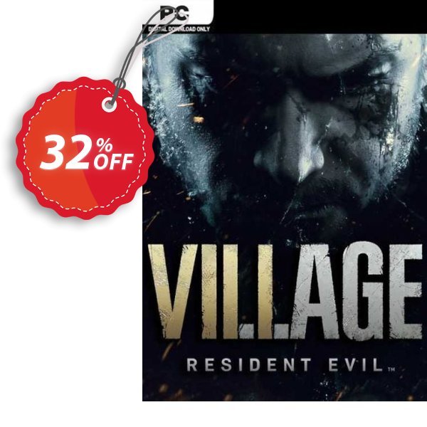 Resident Evil Village PC, WW  Coupon, discount Resident Evil Village PC (WW) Deal 2024 CDkeys. Promotion: Resident Evil Village PC (WW) Exclusive Sale offer 