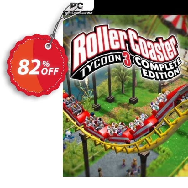 RollerCoaster Tycoon 3: Complete Edition PC Coupon, discount RollerCoaster Tycoon 3: Complete Edition PC Deal 2024 CDkeys. Promotion: RollerCoaster Tycoon 3: Complete Edition PC Exclusive Sale offer 