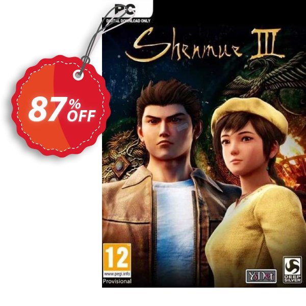 Shenmue III PC, Steam  Coupon, discount Shenmue III PC (Steam) Deal 2024 CDkeys. Promotion: Shenmue III PC (Steam) Exclusive Sale offer 