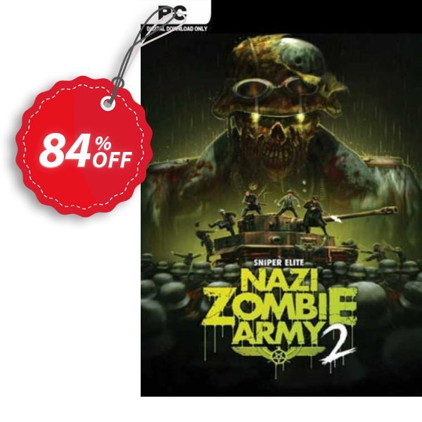 Sniper Elite: Nazi Zombie Army 2 PC Coupon, discount Sniper Elite: Nazi Zombie Army 2 PC Deal 2024 CDkeys. Promotion: Sniper Elite: Nazi Zombie Army 2 PC Exclusive Sale offer 
