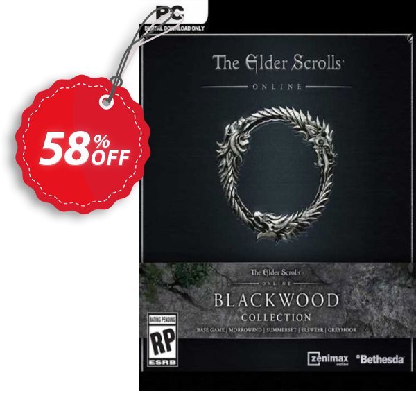 The Elder Scrolls Online Collection: Blackwood PC Coupon, discount The Elder Scrolls Online Collection: Blackwood PC Deal 2024 CDkeys. Promotion: The Elder Scrolls Online Collection: Blackwood PC Exclusive Sale offer 