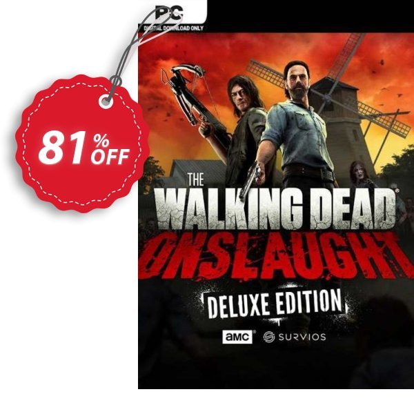The Walking Dead Onslaught Deluxe Edition PC Coupon, discount The Walking Dead Onslaught Deluxe Edition PC Deal 2024 CDkeys. Promotion: The Walking Dead Onslaught Deluxe Edition PC Exclusive Sale offer 