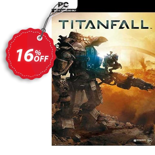 Titanfall PC, EU  Coupon, discount Titanfall PC (EU) Deal 2024 CDkeys. Promotion: Titanfall PC (EU) Exclusive Sale offer 