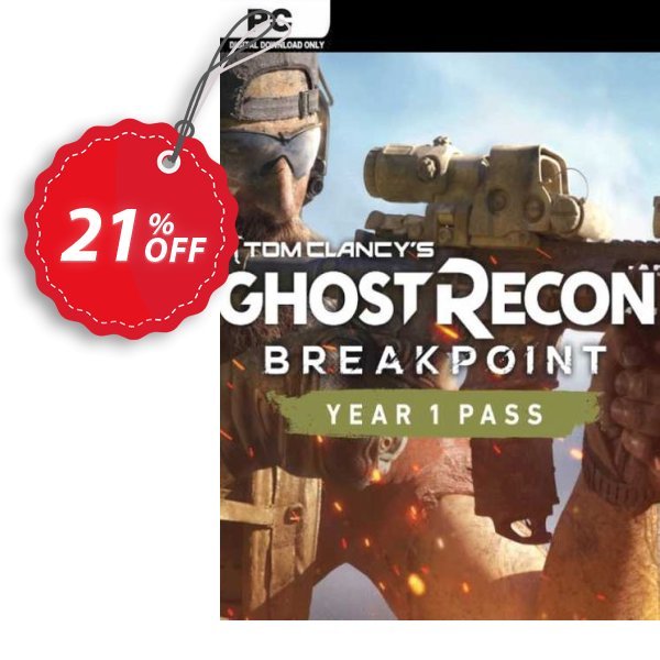 Tom Clancy&#039;s Ghost Recon Breakpoint - Year 1 Pass PC, EU  Coupon, discount Tom Clancy's Ghost Recon Breakpoint - Year 1 Pass PC (EU) Deal 2024 CDkeys. Promotion: Tom Clancy's Ghost Recon Breakpoint - Year 1 Pass PC (EU) Exclusive Sale offer 