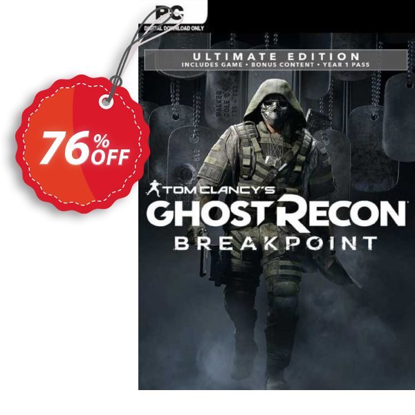 Tom Clancy&#039;s Ghost Recon Breakpoint - Ultimate Edition PC, EU  Coupon, discount Tom Clancy's Ghost Recon Breakpoint - Ultimate Edition PC (EU) Deal 2024 CDkeys. Promotion: Tom Clancy's Ghost Recon Breakpoint - Ultimate Edition PC (EU) Exclusive Sale offer 