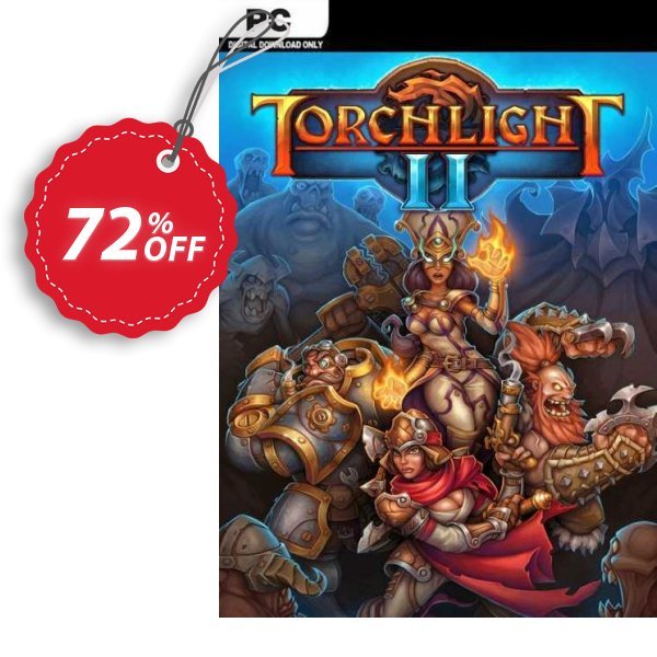Torchlight II PC Coupon, discount Torchlight II PC Deal 2025 CDkeys. Promotion: Torchlight II PC Exclusive Sale offer