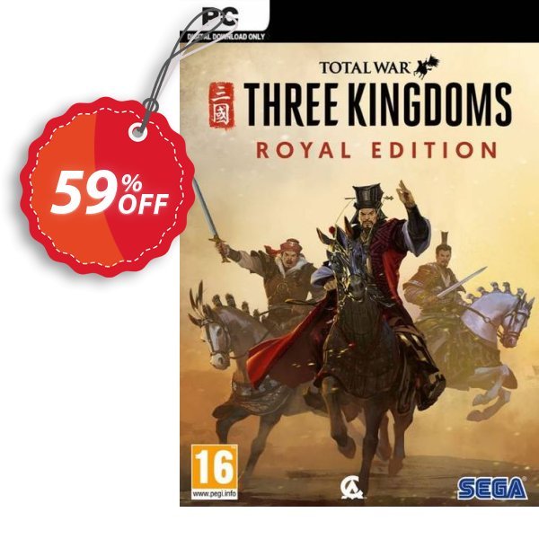 Total War: Three Kingdoms Royal Edition PC, WW  Coupon, discount Total War: Three Kingdoms Royal Edition PC (WW) Deal 2024 CDkeys. Promotion: Total War: Three Kingdoms Royal Edition PC (WW) Exclusive Sale offer 