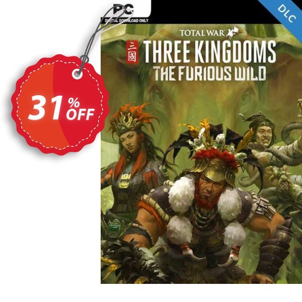Total War Three Kingdoms - The Furious Wild PC - DLC, EU  Coupon, discount Total War Three Kingdoms - The Furious Wild PC - DLC (EU) Deal 2024 CDkeys. Promotion: Total War Three Kingdoms - The Furious Wild PC - DLC (EU) Exclusive Sale offer 