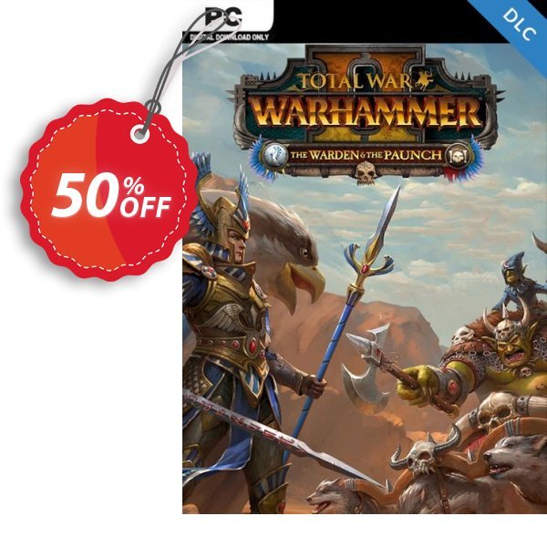 Total War Warhammer II 2 - The Warden and The Paunch PC - DLC, EU  Coupon, discount Total War Warhammer II 2 - The Warden and The Paunch PC - DLC (EU) Deal 2024 CDkeys. Promotion: Total War Warhammer II 2 - The Warden and The Paunch PC - DLC (EU) Exclusive Sale offer 