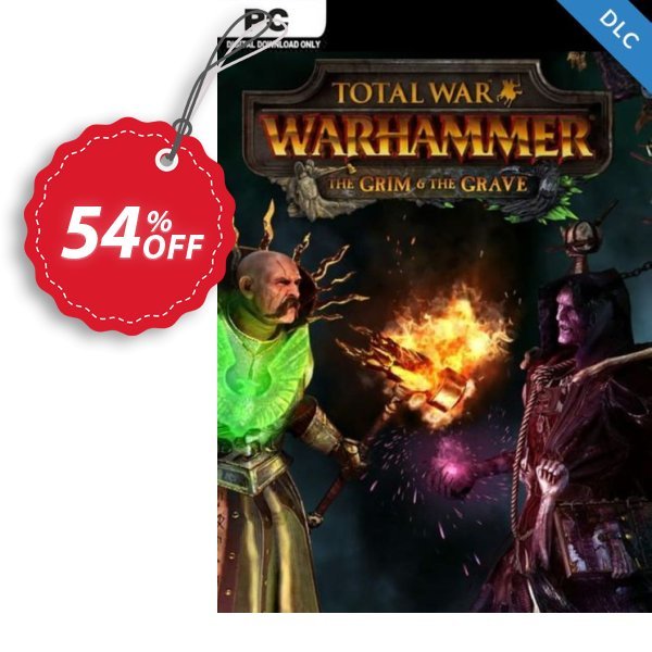 Total War WARHAMMER – The Grim and The Grave DLC Coupon, discount Total War WARHAMMER – The Grim and The Grave DLC Deal 2024 CDkeys. Promotion: Total War WARHAMMER – The Grim and The Grave DLC Exclusive Sale offer 