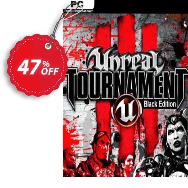 Unreal Tournament 3 Black PC Coupon, discount Unreal Tournament 3 Black PC Deal 2024 CDkeys. Promotion: Unreal Tournament 3 Black PC Exclusive Sale offer 