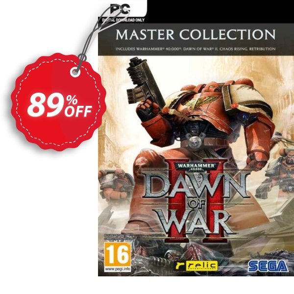 Warhammer 40,000: Dawn of War II - Master Collection PC, EU  Coupon, discount Warhammer 40,000: Dawn of War II - Master Collection PC (EU) Deal 2024 CDkeys. Promotion: Warhammer 40,000: Dawn of War II - Master Collection PC (EU) Exclusive Sale offer 