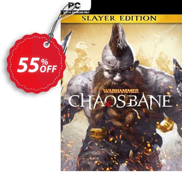 Warhammer: Chaosbane Slayer Edition PC Coupon, discount Warhammer: Chaosbane Slayer Edition PC Deal 2024 CDkeys. Promotion: Warhammer: Chaosbane Slayer Edition PC Exclusive Sale offer 