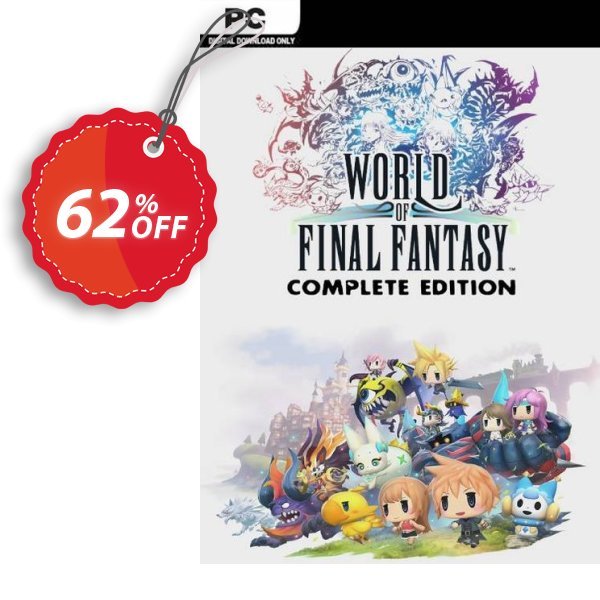 World of Final Fantasy Complete Edition PC Coupon, discount World of Final Fantasy Complete Edition PC Deal 2024 CDkeys. Promotion: World of Final Fantasy Complete Edition PC Exclusive Sale offer 