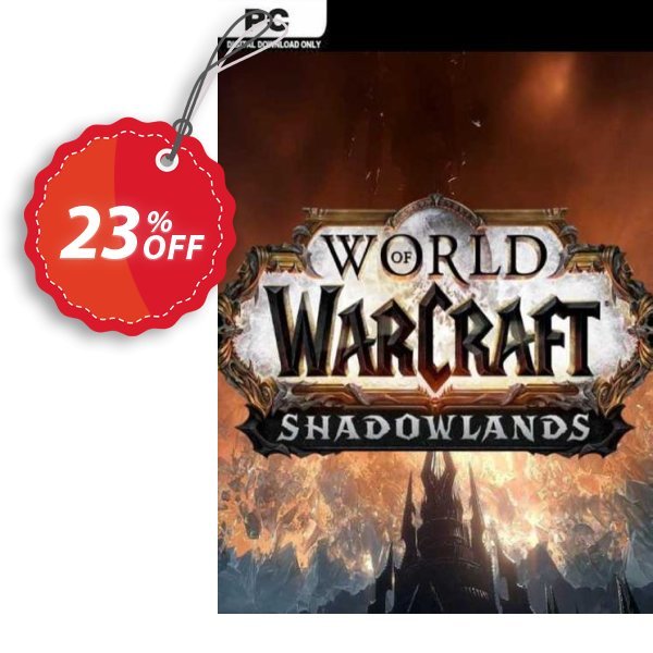 World Of Warcraft: Shadowlands PC, EU  Coupon, discount World Of Warcraft: Shadowlands PC (EU) Deal 2024 CDkeys. Promotion: World Of Warcraft: Shadowlands PC (EU) Exclusive Sale offer 