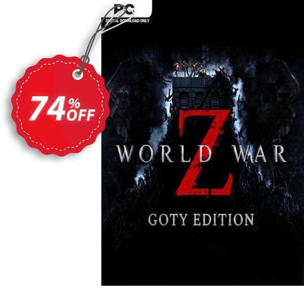 World War Z - GOTY Edition PC Coupon, discount World War Z - GOTY Edition PC Deal 2025 CDkeys. Promotion: World War Z - GOTY Edition PC Exclusive Sale offer