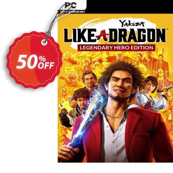 Yakuza: Like a Dragon Legendary Hero Edition PC, WW  Coupon, discount Yakuza: Like a Dragon Legendary Hero Edition PC (WW) Deal 2024 CDkeys. Promotion: Yakuza: Like a Dragon Legendary Hero Edition PC (WW) Exclusive Sale offer 