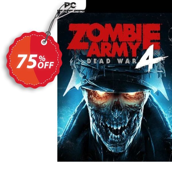 Zombie Army 4: Dead War PC Coupon, discount Zombie Army 4: Dead War PC Deal 2024 CDkeys. Promotion: Zombie Army 4: Dead War PC Exclusive Sale offer 
