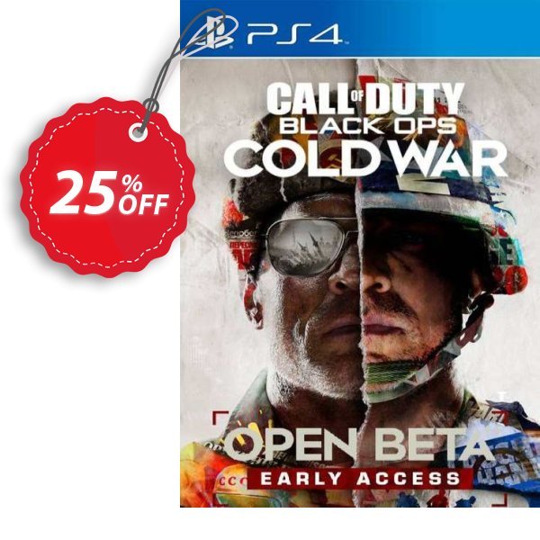 Call of Duty: Black Ops Cold War Beta Access PS4, EU  Coupon, discount Call of Duty: Black Ops Cold War Beta Access PS4 (EU) Deal 2024 CDkeys. Promotion: Call of Duty: Black Ops Cold War Beta Access PS4 (EU) Exclusive Sale offer 