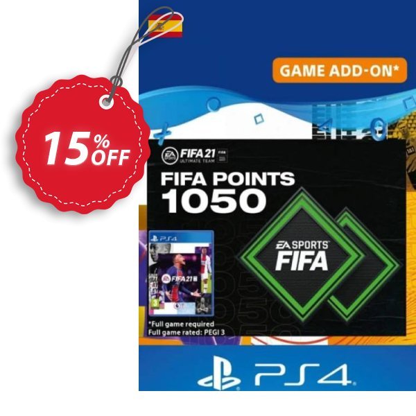 FIFA 21 Ultimate Team 1050 Points Pack PS4/PS5, Spain  Coupon, discount FIFA 21 Ultimate Team 1050 Points Pack PS4/PS5 (Spain) Deal 2024 CDkeys. Promotion: FIFA 21 Ultimate Team 1050 Points Pack PS4/PS5 (Spain) Exclusive Sale offer 